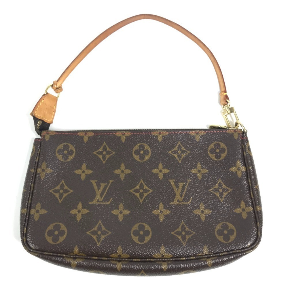 LOUIS VUITTON Brown Monogram Canvas Pochette Mini Bag - Picture 2 of 11